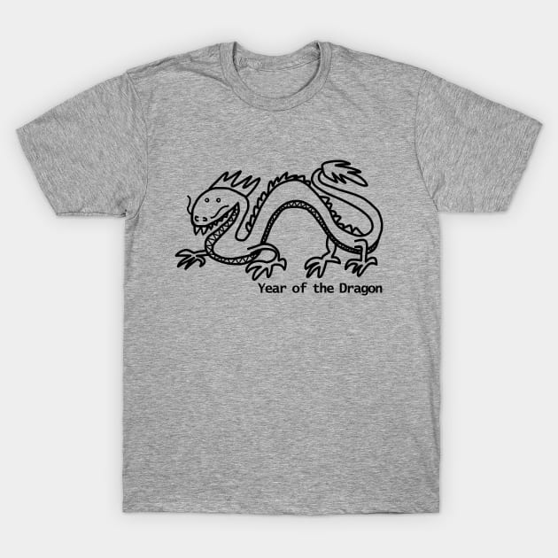 Year of the Dragon T-Shirt by ellenhenryart